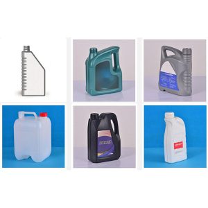 puhano oblikovana posoda za motorno olje